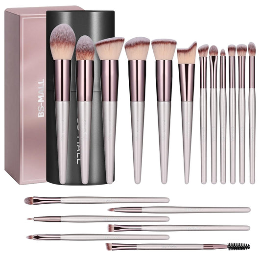 18-teiliges Make-up-Pinselset mit Aufbewahrungsetui